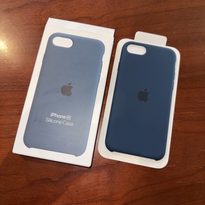 Open Box Apple Silicone Case  for iPhone SE 3rd Gen Abyss Blue MN6F3ZM/A