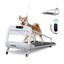 2 in1 Quiet Smart Pet Treadmill Adjustable Speed for Dog Remote Portable Folding