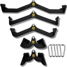 LAT Pulldown Attachment,Back Tricep Bar Strength Training,Handle Grips Lat Pull