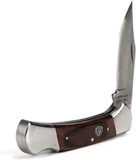 Ariat Folding Knife Logo Brown A710011102