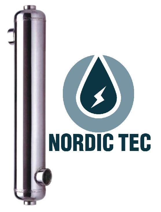 Stainless steel Swimming Pool HEAT EXCHANGER all models NORDIC Tec 88-704kW