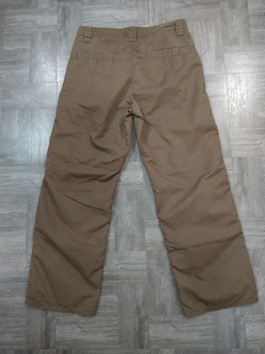 EUC women's PRANA BREATHE brown casual UTILITY roll up capri/pants - SIZE 32 - Picture 5 of 12