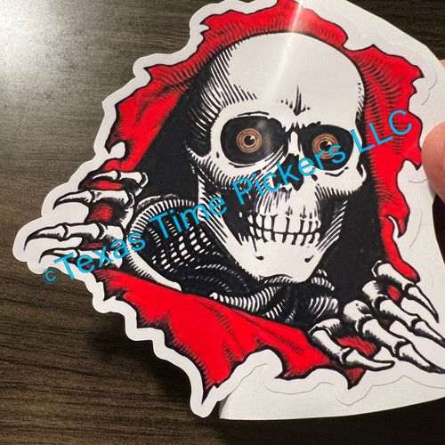 🔥 5” Powell Peralta Bones Ripper Skateboard Die-Cut Sticker Hawk SHIPS ...