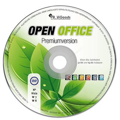 Open Office PREMIUM SOFTWARE PAKET für Windows 7-XP-Vista (neuste Version!)