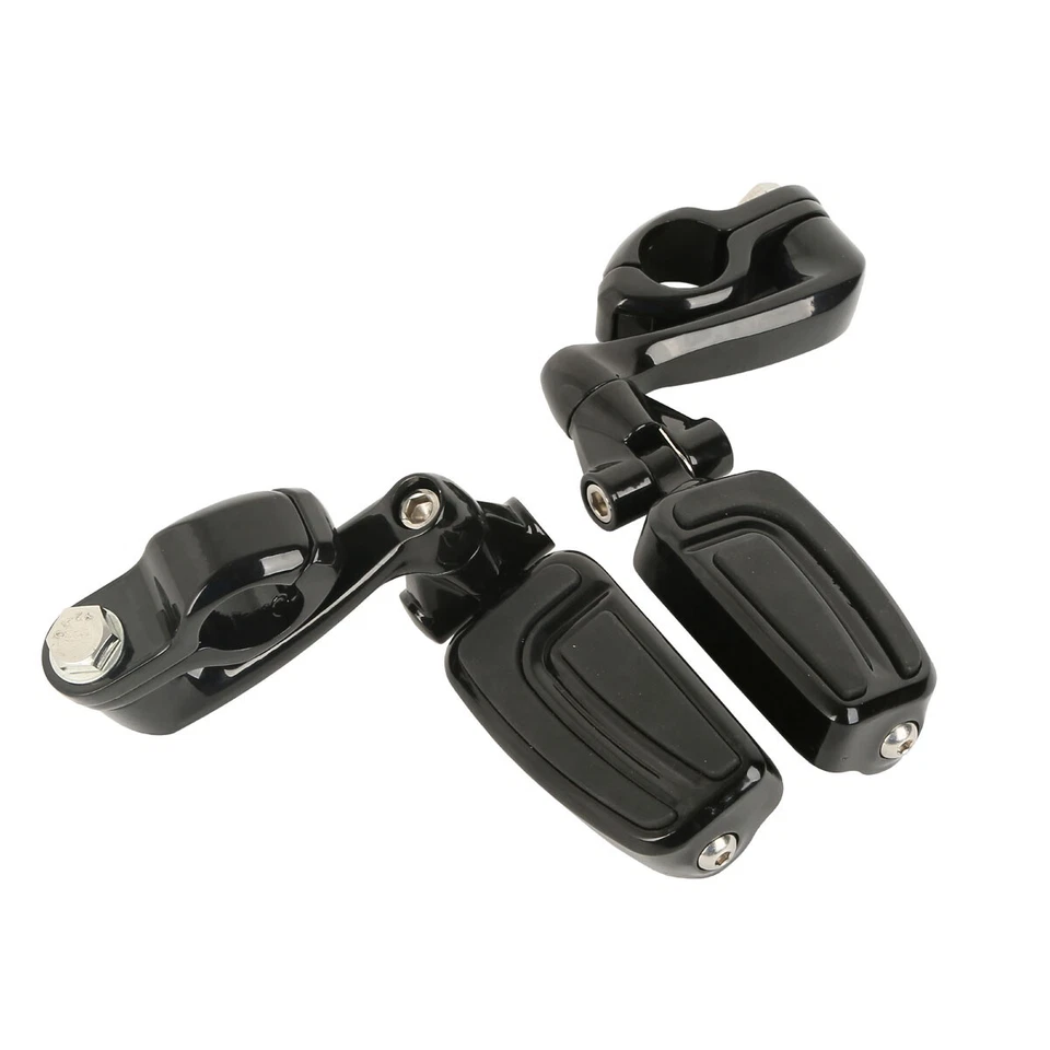 Clavijas de pie de carretera de 1-1/4" 32 mm aptas para Harley Touring Road Street Electra Glide Foto 3 de 4