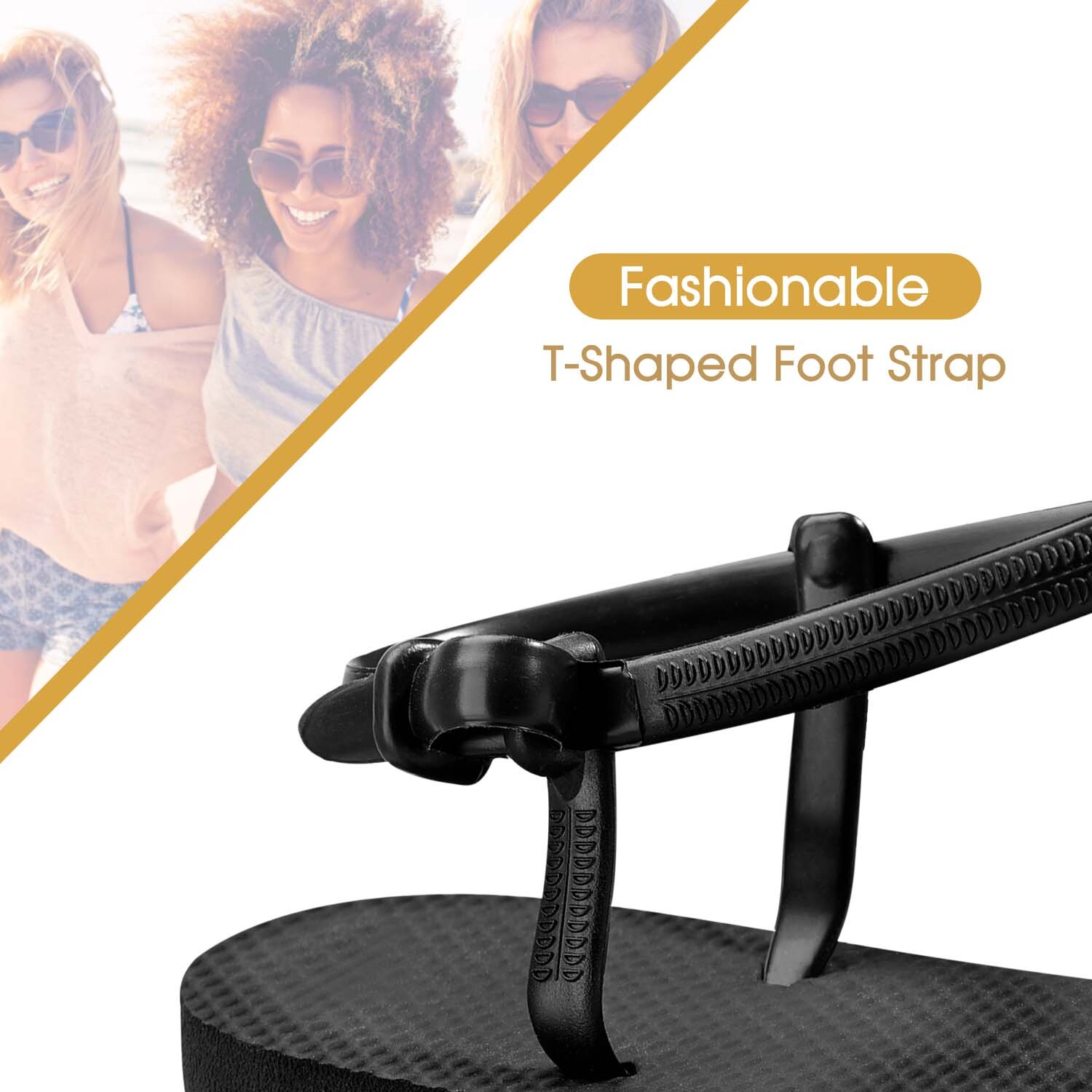 Low-Wedge Women Orthopedic Sandals Casual Flat Shoes Flip Flops Ladies Anti-Slip