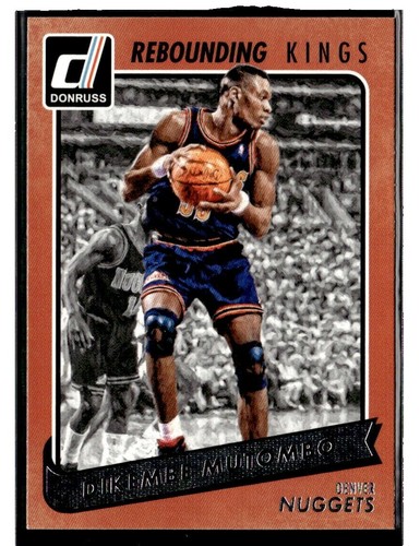 DIKEMBE MUTOMBO 1993-94 FLEER #18 TOWER OF POWER INSERT DENVER