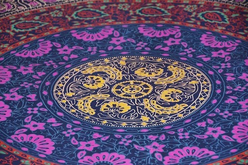 AamiraA Hippie Multi-Bright Mandala Tapestry Bohemian Wall Hanging Throw Dorm - Bild 8 von 13