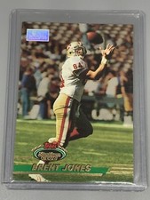 Brent Jones 1993 Topps Stadium Club 1st Day Production #52 San Francisco 49ers