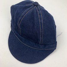 Kids Denim Ball Cap Hat Fitted 4-6x Baseball Adult