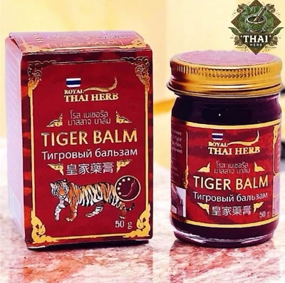 ROYAL THAI HERB Red Balm Thai Massage Balsam Rheuma Entzündungen Hexenschuss Ischias Gicht