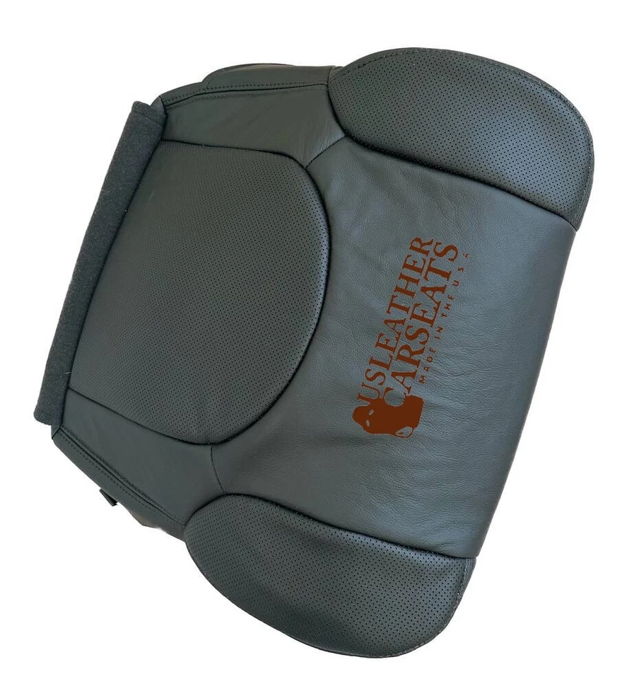 Cubierta de asiento de cuero perf inferior del lado del conductor negra para Nissan Pathfinder 2007-2010 Foto 2 de 4