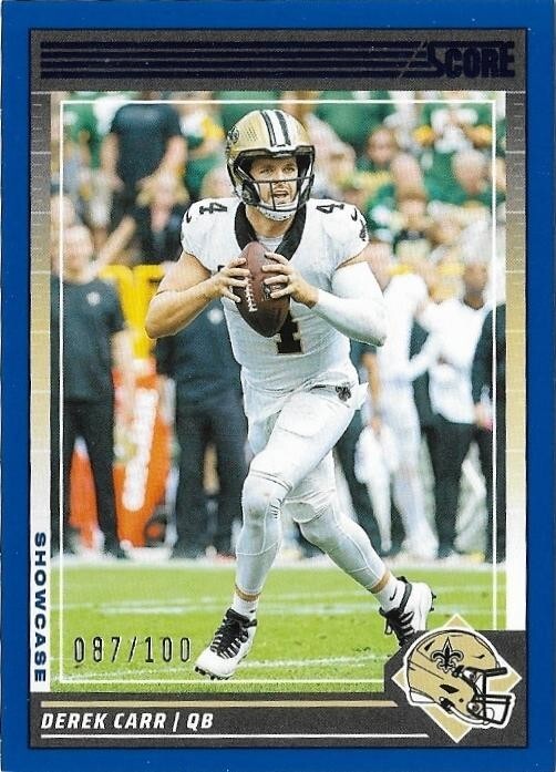 DEREK CARR 2024 Score 87/100 Showcase #199 Saints Fresno State Bulldogs 🔥🏈🔥