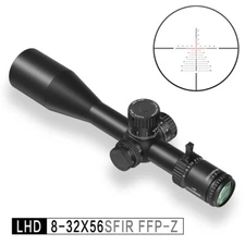 DISCOVERY LHD 8-32X56SFIR FFP Zero Stop .338 .50BMG Hunting Shooting Rifle Scope