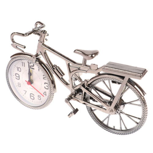 Home Garden New Vintage Arabic Numeral Bicycle Shape Creative Table Alarm Clock - Bild 1 von 10