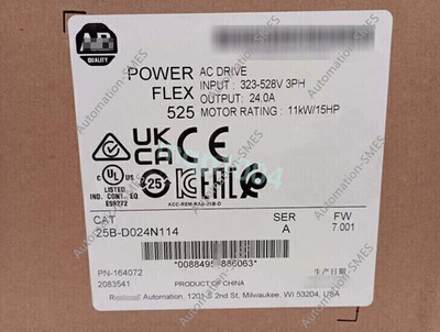 25B-D024N114 PowerFlex 525 AC Drive AB 25B-D024N114 New 1pcs