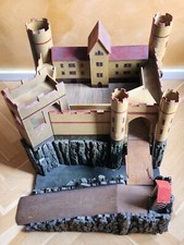 Große Elastolin / Lineol Ritterburg 20er Jahre Holz Pappmaché Ritter