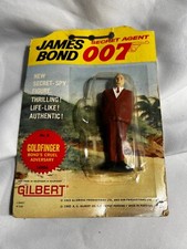 Vintage 1965 Gilbert James Bond Agent 007 Goldfinger 6 SEALED