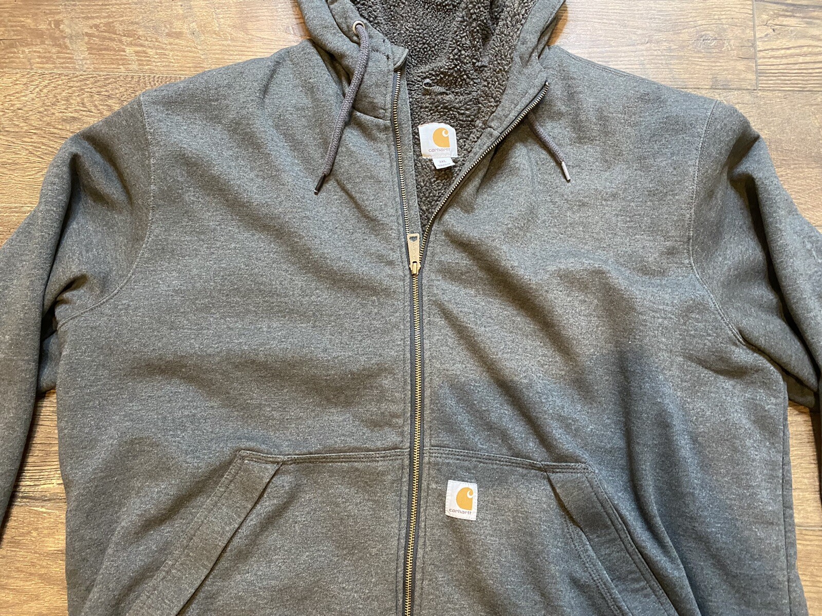 CARHARTT. MEN’S. RAIN DEFENDER. ZIPUP. HOODED. JACKET. SIZE. 3XL eBay