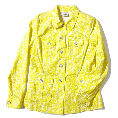 Field Jacket Spring Yellow Daisies Size 
