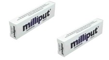 2 x Milliput Superfine White Adhesive 2 Two Part Epoxy Putty Model Filler Mould
