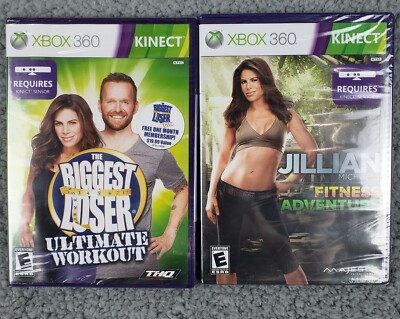 Biggest Loser Ultimate Workout & Jillian Michaels Fitness Xbox 360 Kinect Bundle