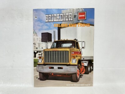 1978 GMC Brigadier Colors & Trims Original OEM Sales Brochure