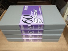 Maxell Betacam tapes, B-60ML BQ, two used, two new