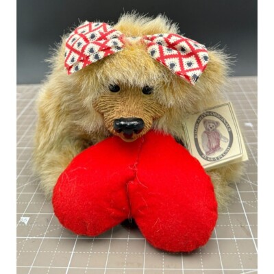 A&A Plush Kimbearly's Originals Tiffany Teddy Bear 1E/50 Plush w/Heart 12''