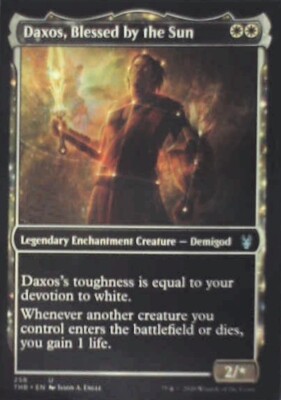 Daxos, Blessed by the Sun (Showcase) - Theros Beyond Death: #258 Nm R203