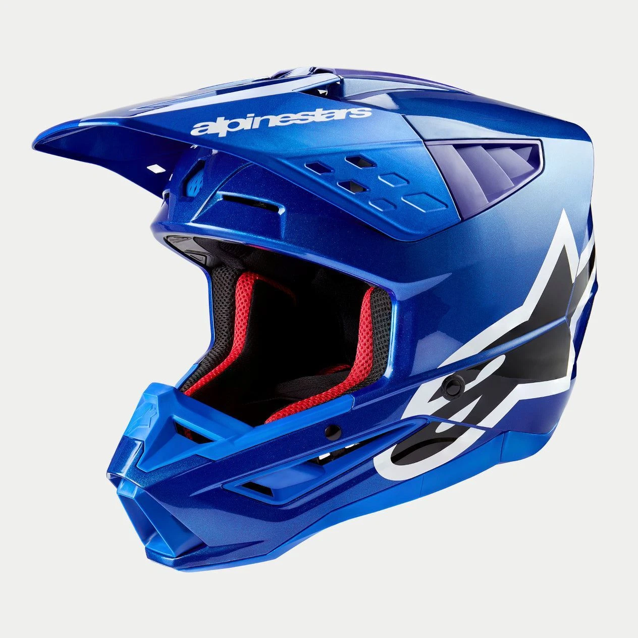 Casco Alpinestars S-M5 CORP 22-06 Azul Brillo