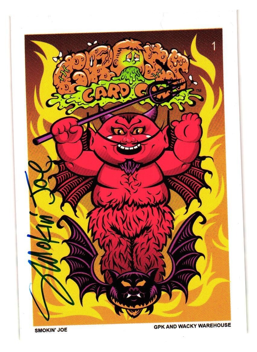 2022 GARBAGE PAIL KIDS GROSS CARD CARD CON ARTIST AUTOGRAPHED SET