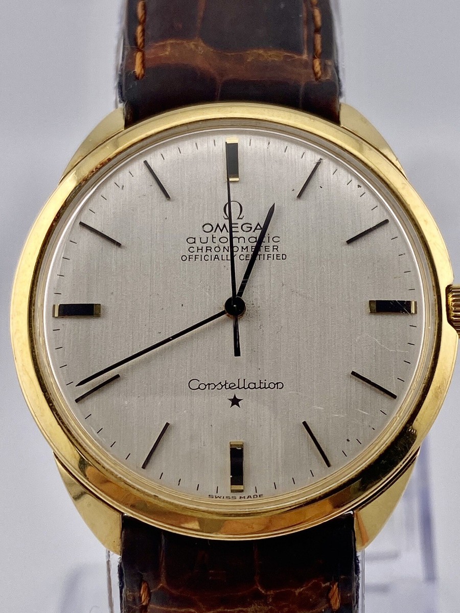 Omega Constellation 18K Yellow Gold, Likely To Have Onyx Markers