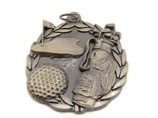 Golf Keychain Metal Golfer Bag Ball Flag 18 Sports Keyring