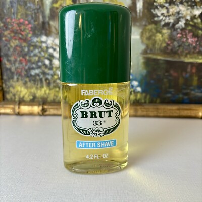 Vintage Faberge BRUT 33 After Shave Splash oz NEW Old