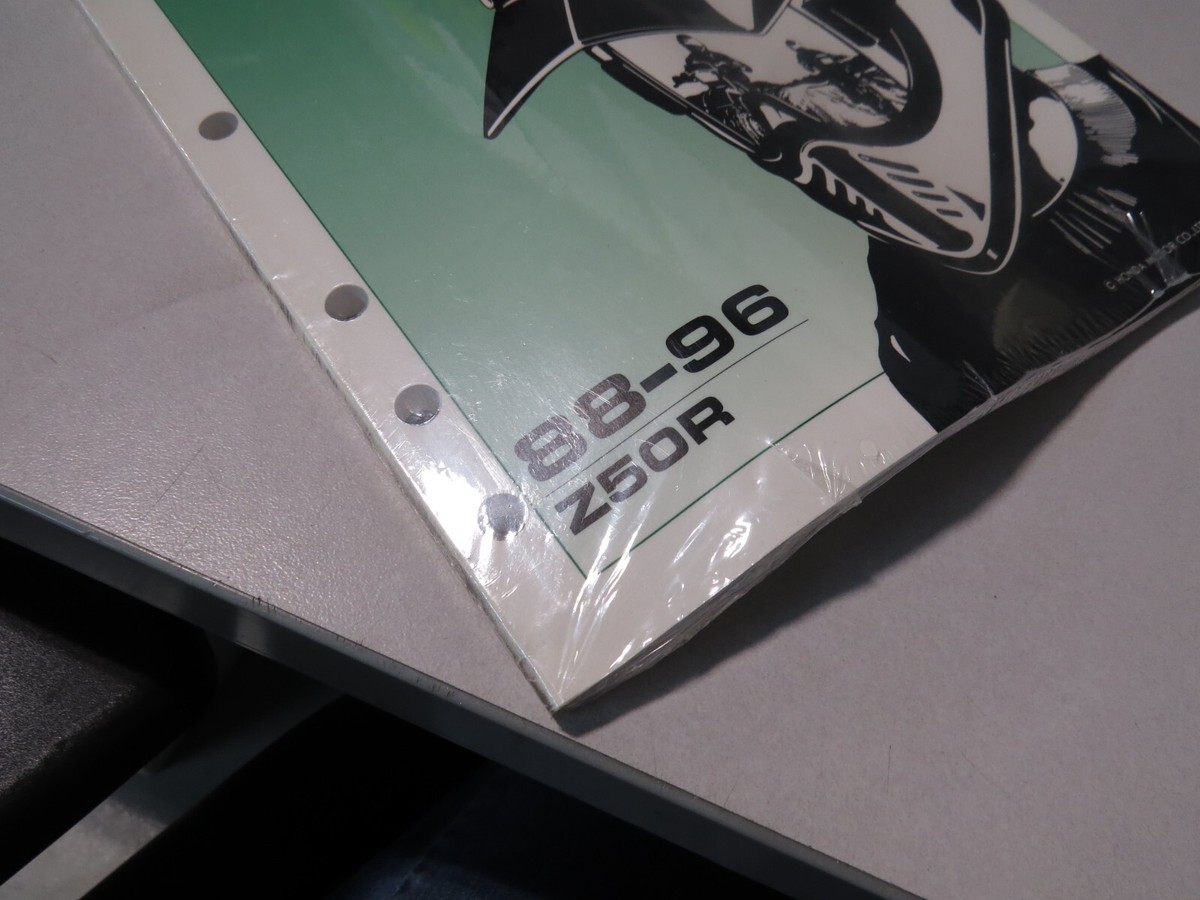 NOS Honda Factory Service Manual 88-96 Z50R Z50 R 61GW807 | eBay