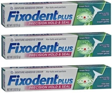 Fixodent Cream+Scope 2oz (3 Pack)