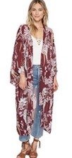 Free People Floral Duster XS