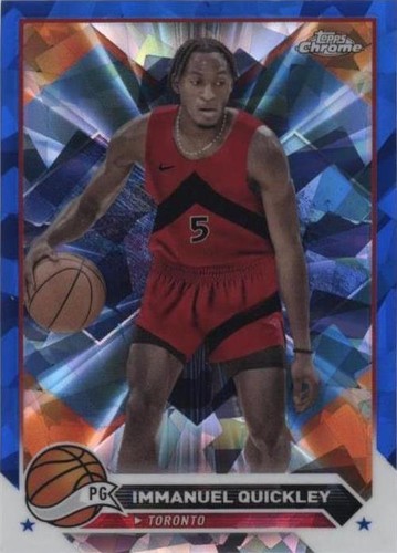 2025 Topps Chrome McDonald's Immanuel Quickley Legends Auto Card