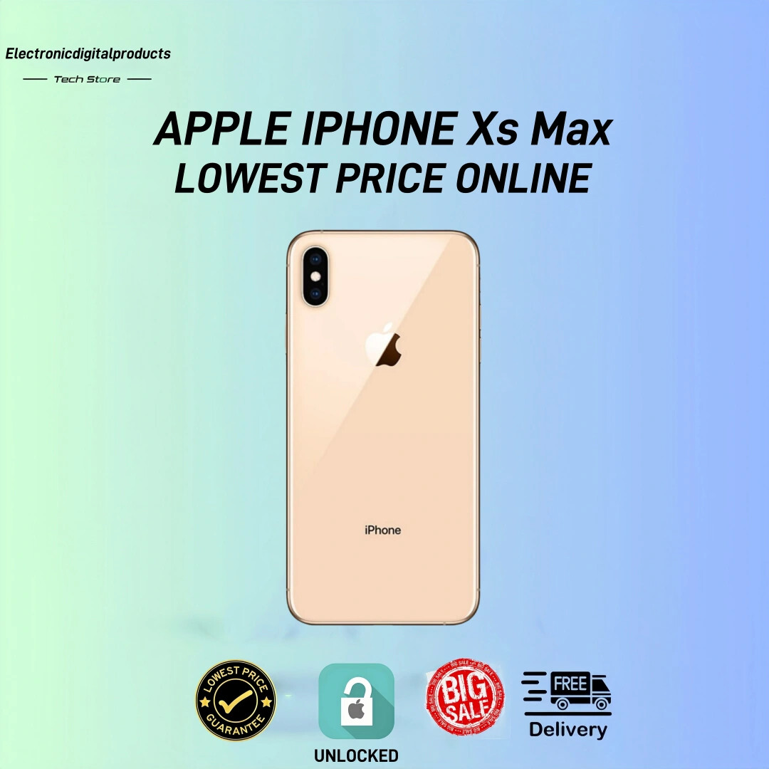Lowest Price】Apple iPhone Xs Max-64GB|256GB-Unlocked-Excellent 