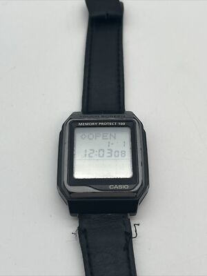 Casio Memory Protect 100 - Touch Screen - Armbanduhr - 1553 - Schwarz  (B01)
