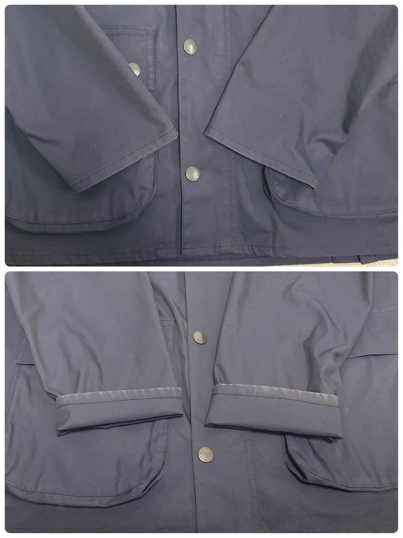 Barbour EDIFICE OLD BEDALE Jacket Navy size 40 raglan sleeve