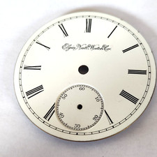 ELGIN 18 SIZE POCKET WATCH PORCELAIN DIAL OF-HC  NICE CONDITION ------ CC--36