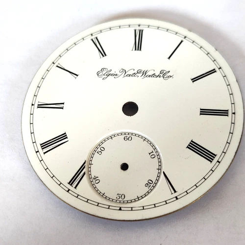 ELGIN  18 SIZE POCKET WATCH PORCELAIN DIAL OF-HC   NICE CONDITION ------ CC--36
