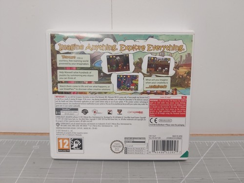 Nintendo 3DS Scribblenauts Unlimited N3DS CASE & MANUAL ONLY - Picture 3 of 3