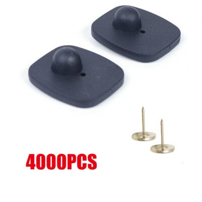 Security Tags Anti Theft Clothing Sensor Security Hard Tag Shop 4000 EAS 8.2Mhz!