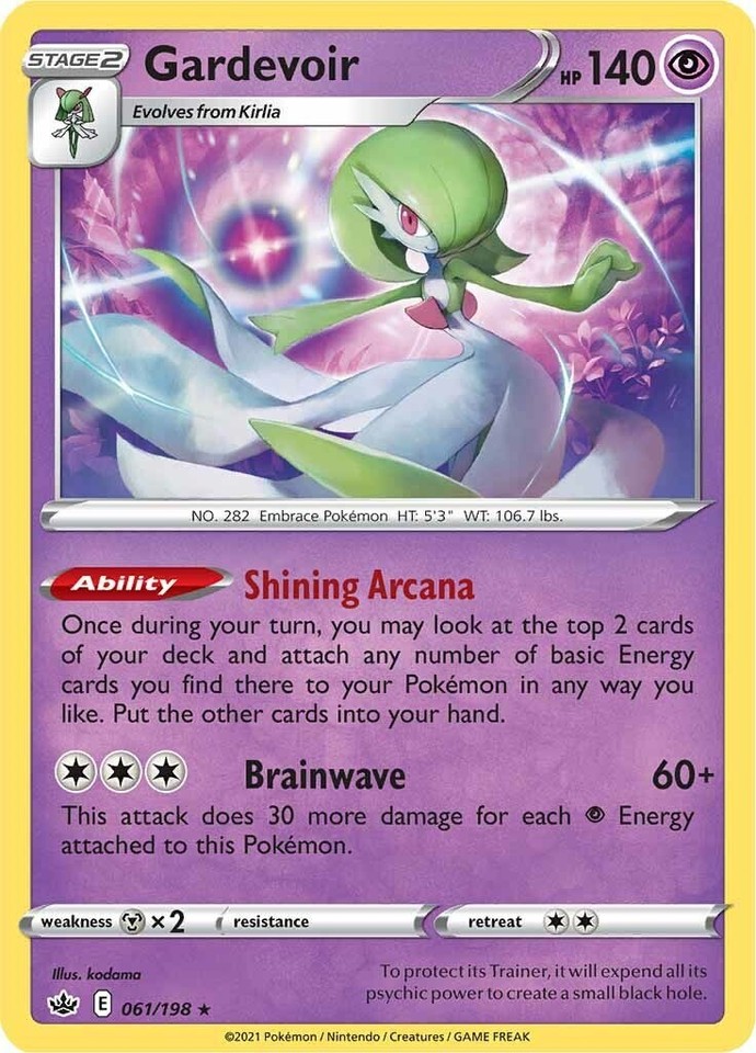 Gardevoir 061/198 Swsh06: Sword & Shield - Chilling Reign - 1 of 1