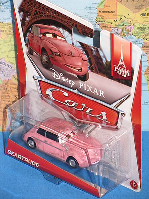 DISNEY PIXAR CARS GEARTRUDE #5/7 PARIS TOUR ***BRAND NEW & RARE