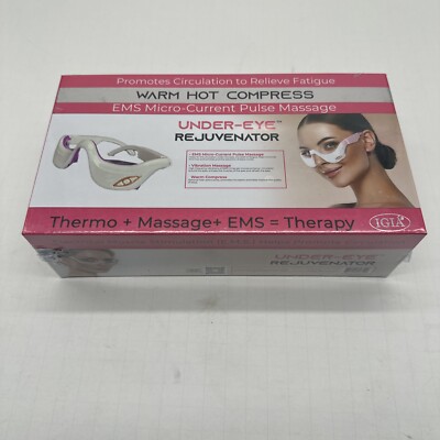 The Heated EMS Under Eye Massage  Under Eye Rejuvenator Hammecher Schlemmer IGIA