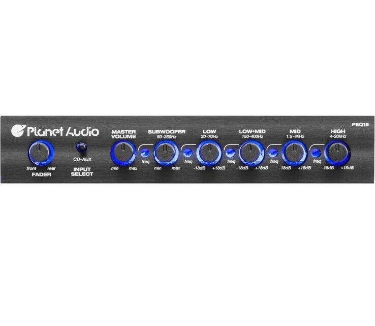 Planet Audio Subwoofer Car Audio Signal Processors